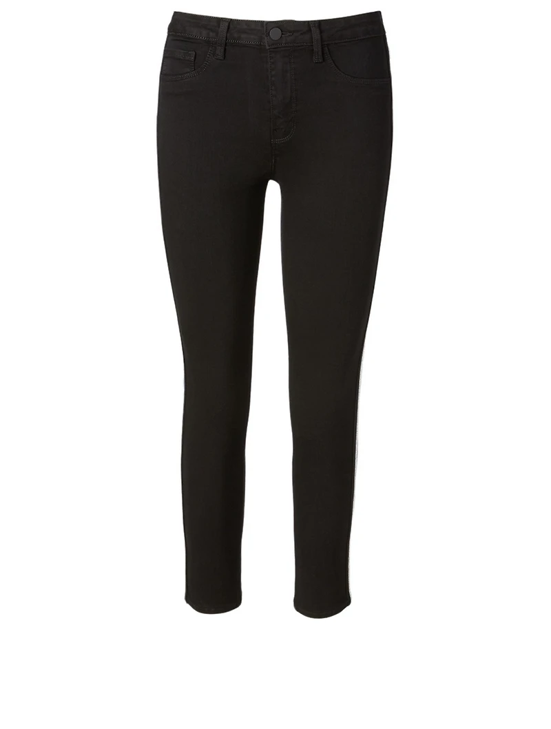 Margot Skinny Jeans With Foil Stripe