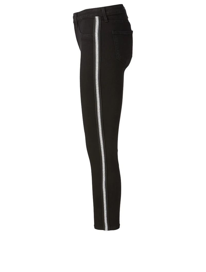 Margot Skinny Jeans With Foil Stripe