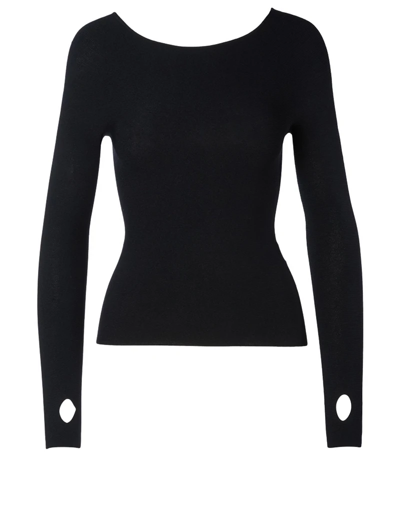 Seamless Boatneck Top