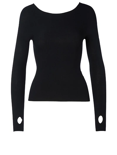 Seamless Boatneck Top