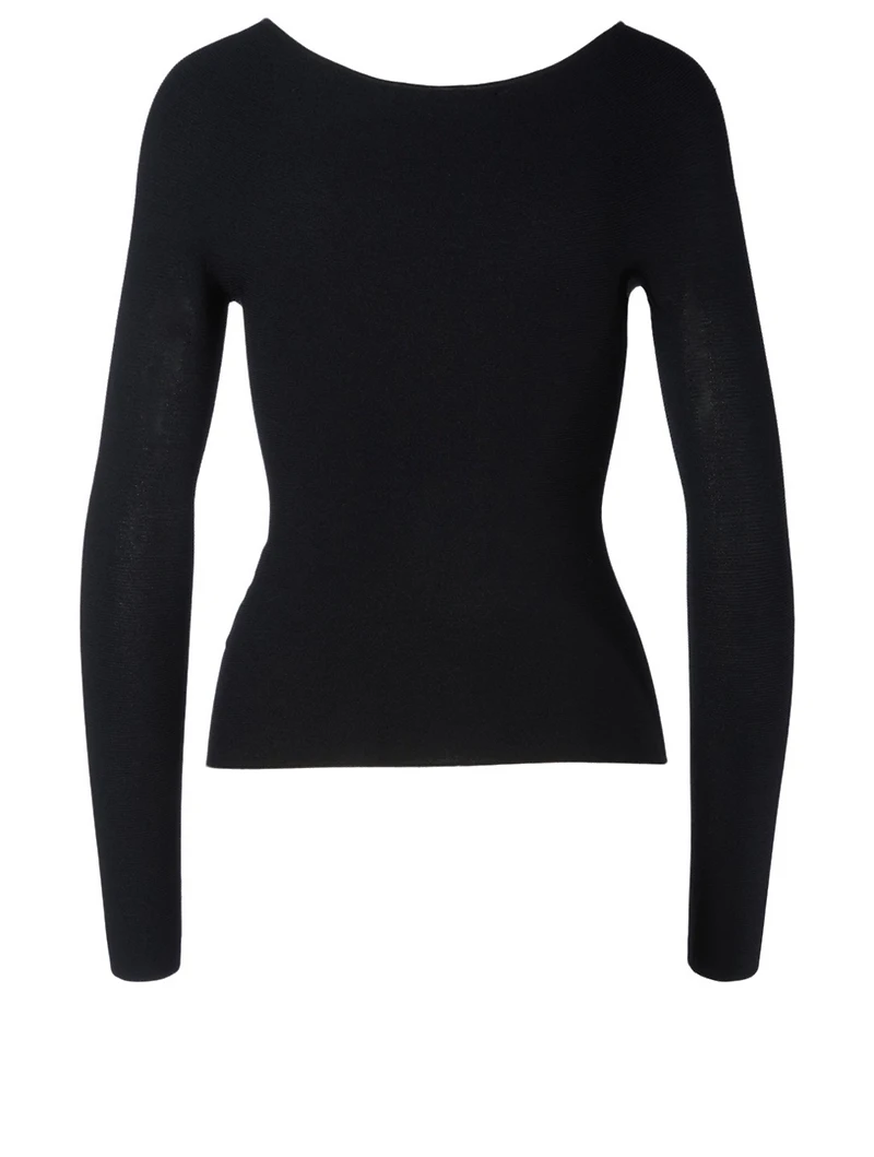 Seamless Boatneck Top