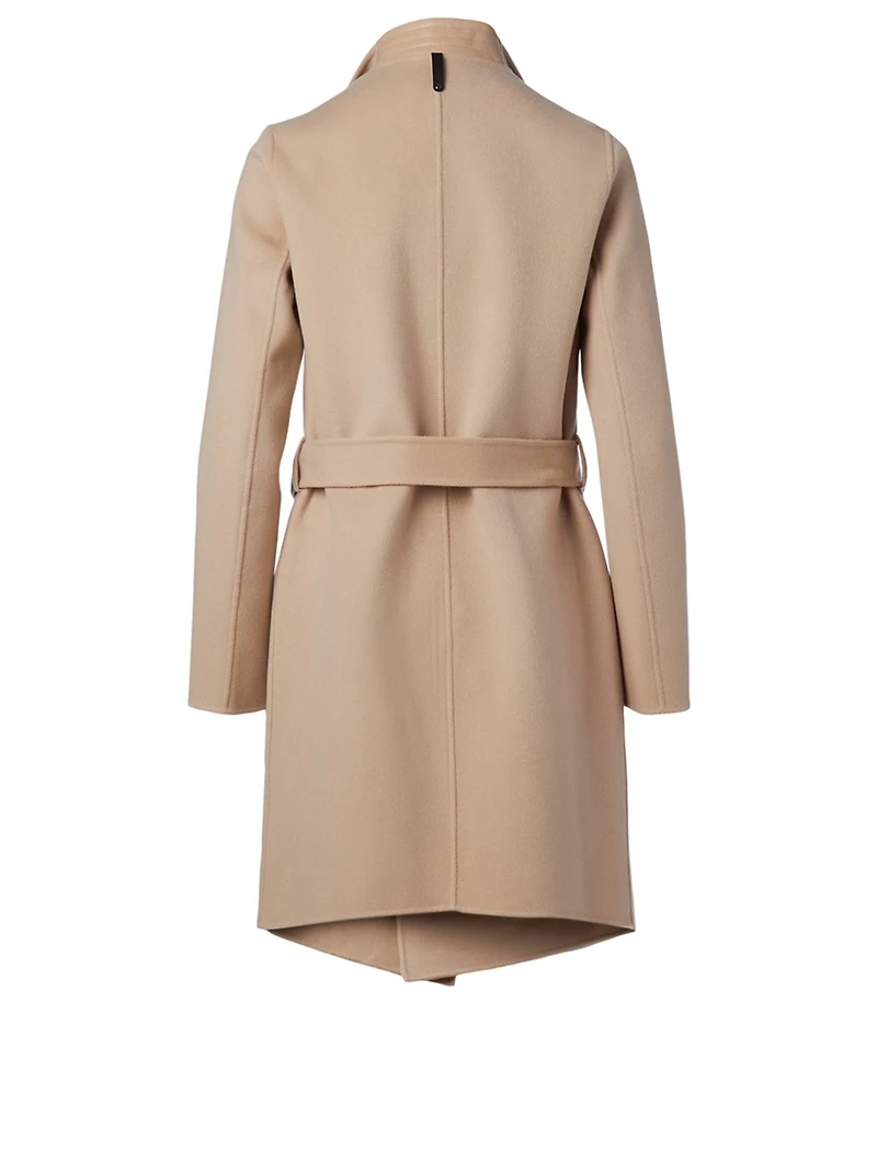 Laila Wool Wrap Coat