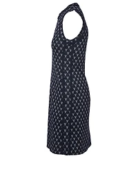 Net-T Sleeveless Track A-Line Dress