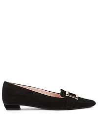 Belle Vivier 25 Suede Loafers With RV Mini Buckle