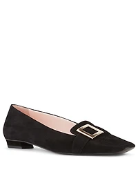 Belle Vivier 25 Suede Loafers With RV Mini Buckle