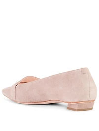 Belle Vivier 25 Suede Loafers With RV Mini Buckle