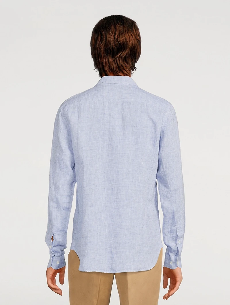 Giles Linen Tailored Shirt