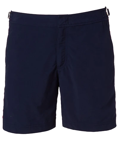 Bulldog Swim Shorts With Stripe