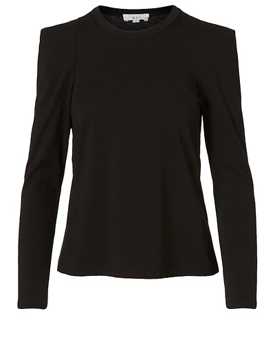 Charlotte Cotton Long-Sleeve Top