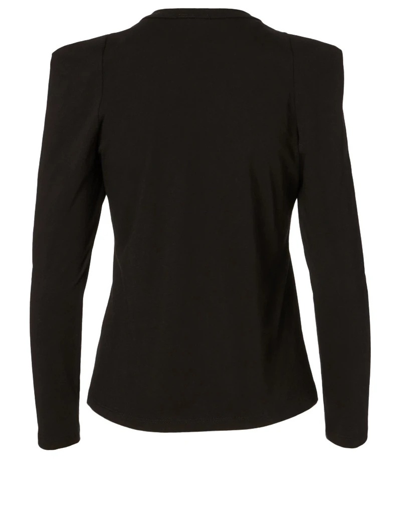 Charlotte Cotton Long-Sleeve Top