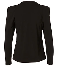 Charlotte Cotton Long-Sleeve Top