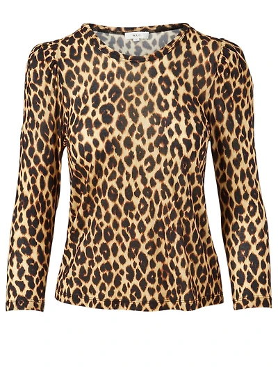 Karlie Cotton Top Leopard Print