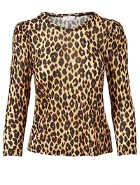 Karlie Cotton Top Leopard Print
