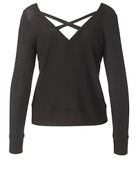 Line Reversible Pullover Sweater