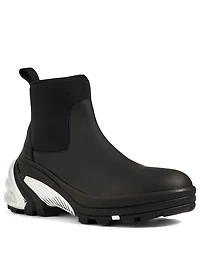 Rubber Ankle Boots With Vibram Sole