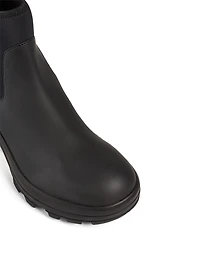 Rubber Ankle Boots With Vibram Sole