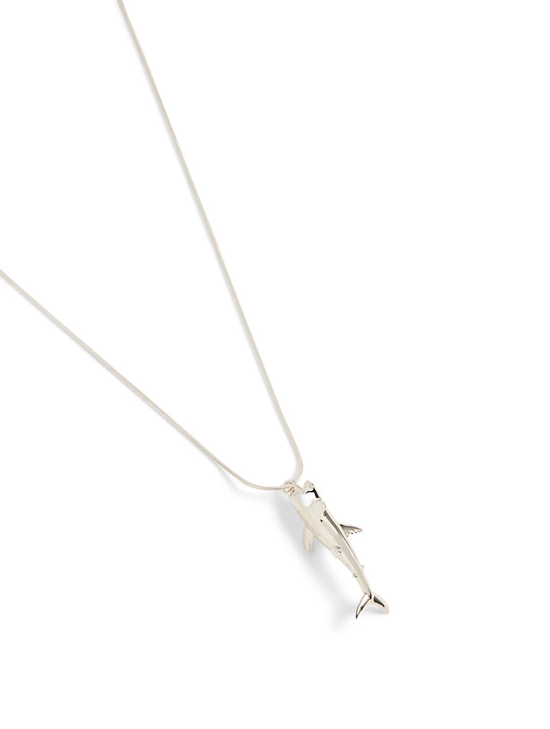Silver Shark Necklace
