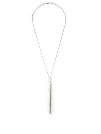 Silver SSS Cig Case Necklace