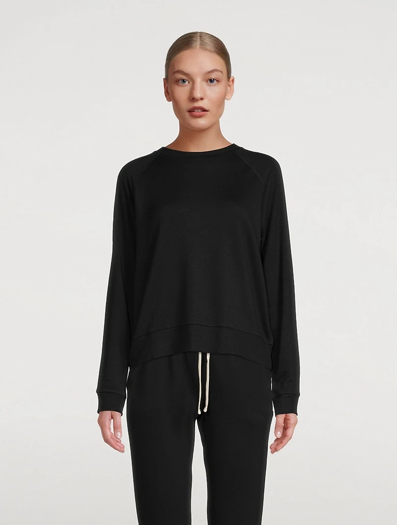 Cozy Fleece™ Raglan Crewneck Sweatshirt