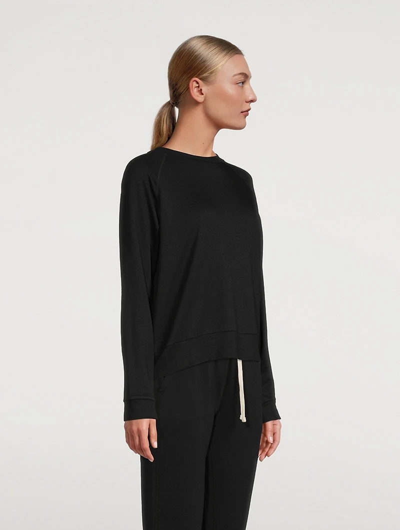 Cozy Fleece™ Raglan Crewneck Sweatshirt