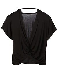 Twist Goodbye Cropped T-Shirt
