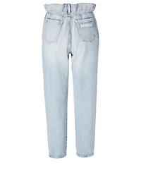 Paperbag High-Waisted Jeans