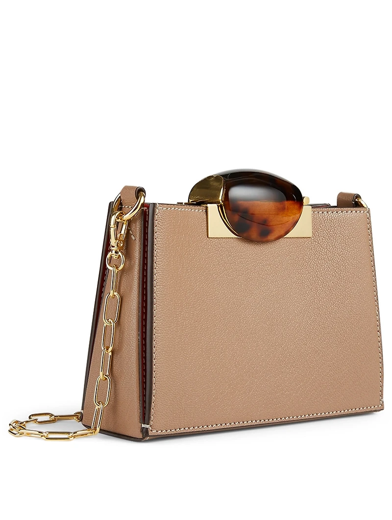 Galet Leather Pochette Bag