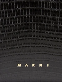 Trunk Reverse Leather Shoulder Bag