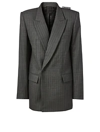 80's Shoulder Wool Blazer