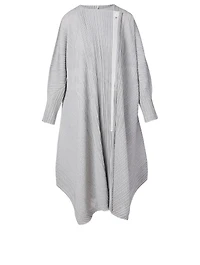 Pleated Midi Coat