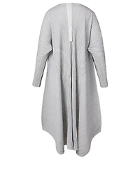 Pleated Midi Coat