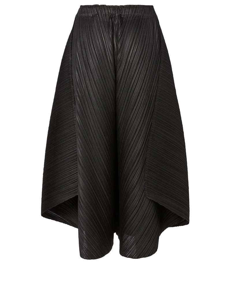 Cropped Curved Pants