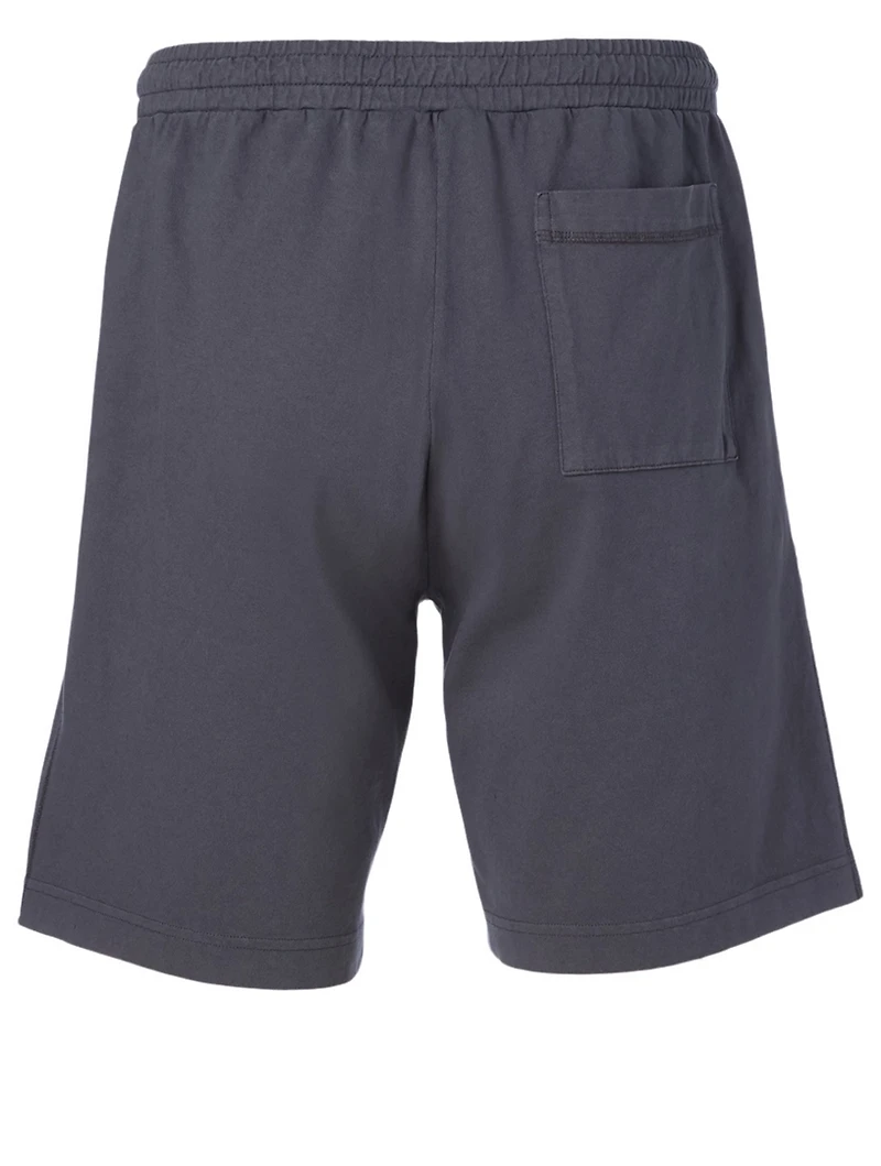 Cotton Shorts With Reversed Logo