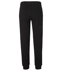 Cotton-Blend Jogger Pants With Stripe