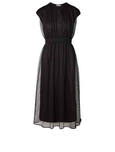 Mesh Midi Dress