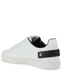 Backnet Perforated Leather Sneakers