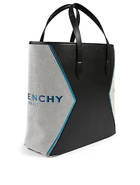 Bond Leather And Canvas Tote Bag