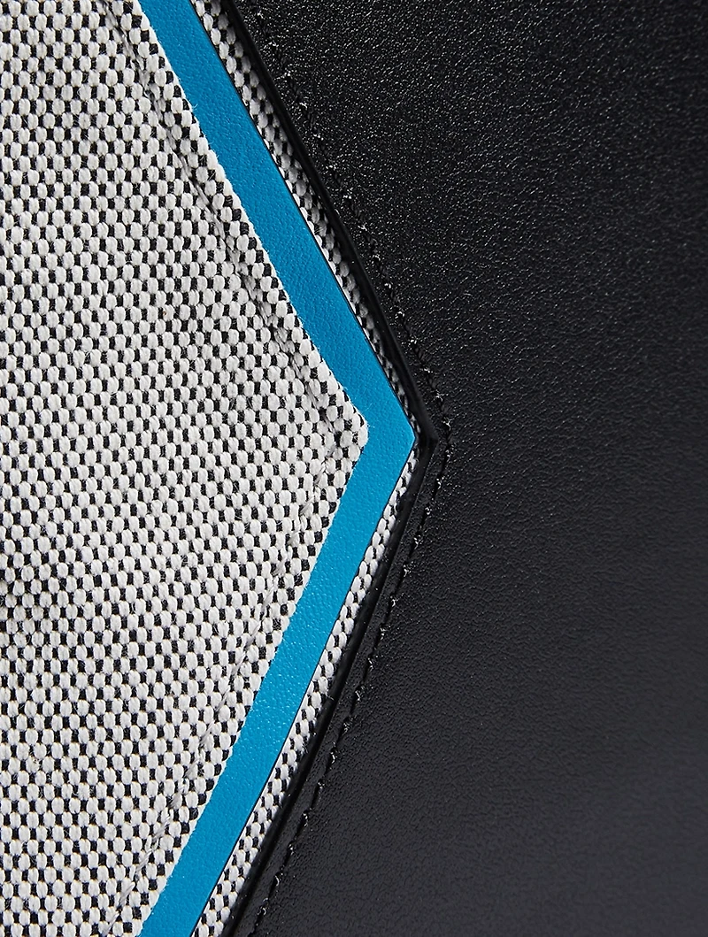 Bond Leather And Canvas Tote Bag