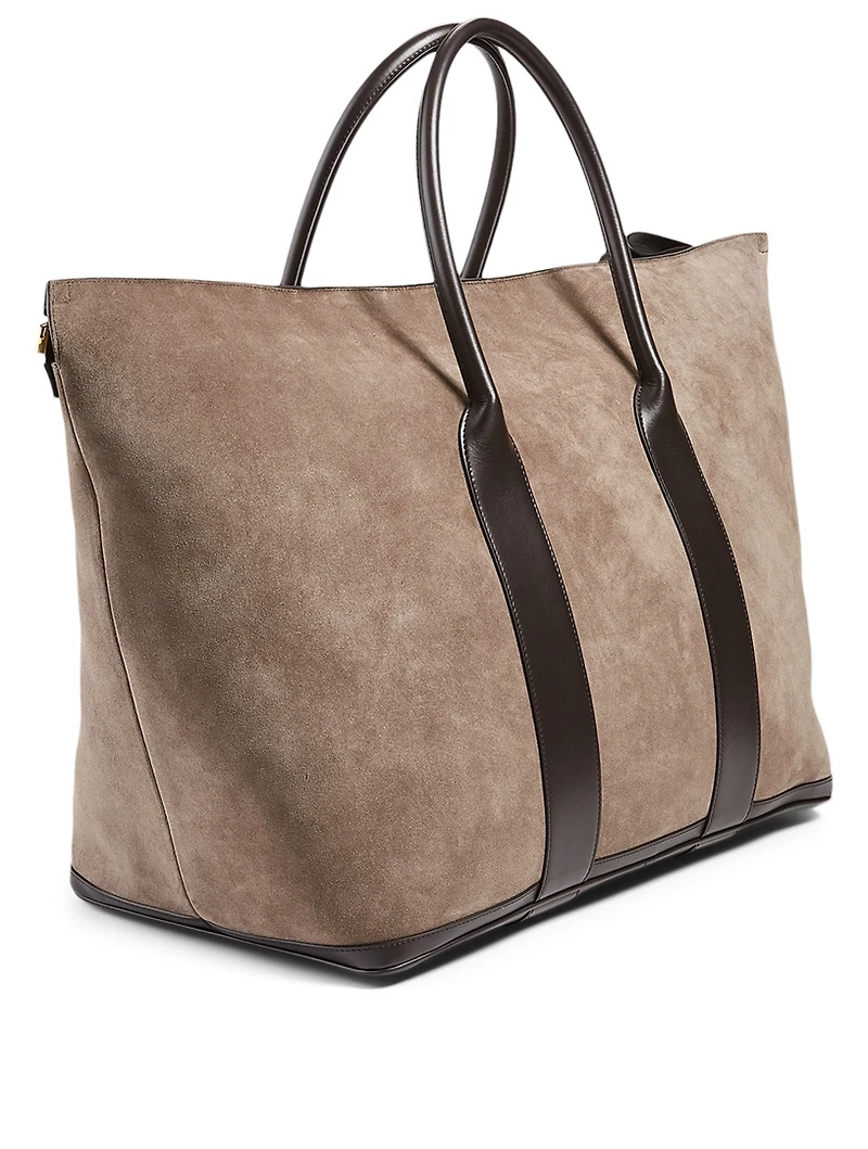 Buckley Suede And Leather Tote Bag