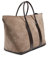 Buckley Suede And Leather Tote Bag