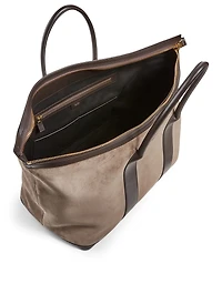 Buckley Suede And Leather Tote Bag