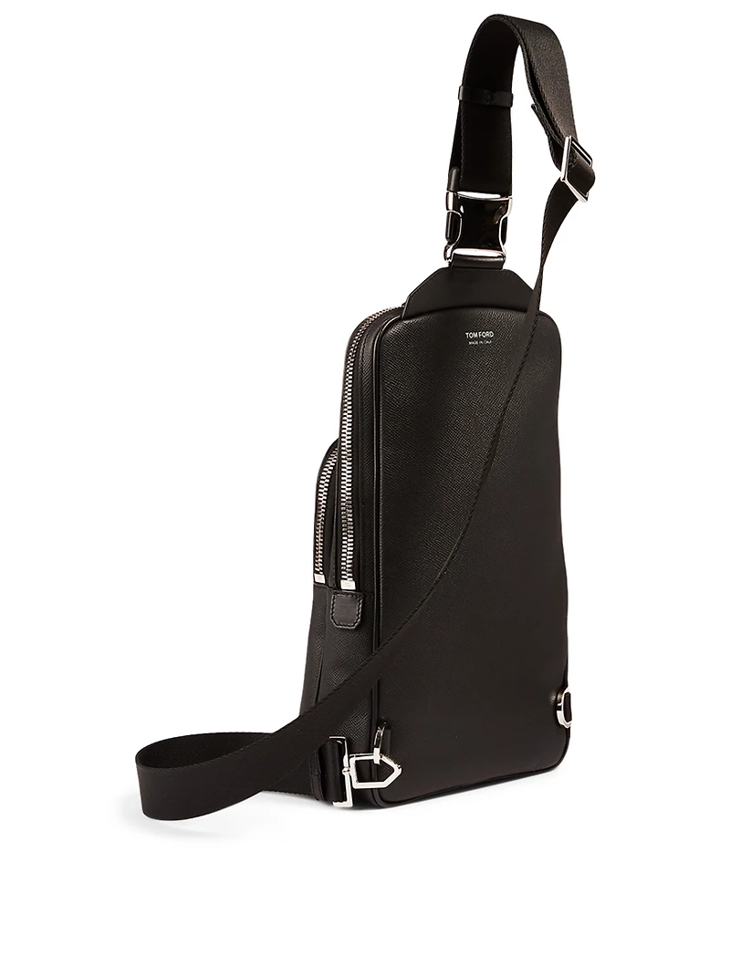 Leather Crossbody Backpack