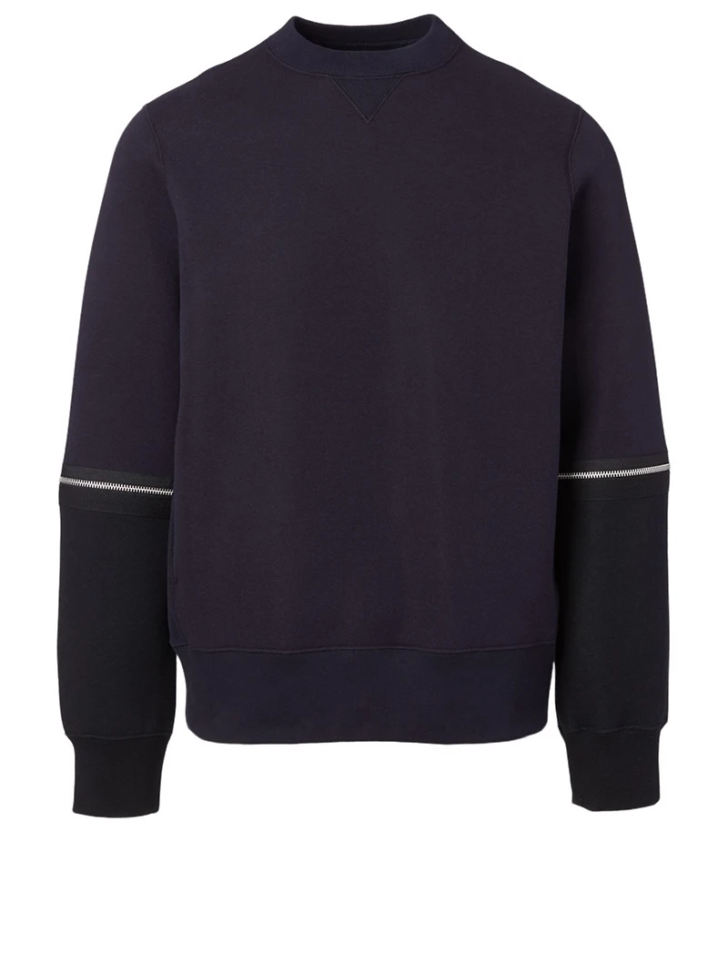 Sweatshirt With Zip Sleeves