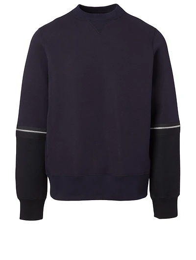 Sweatshirt With Zip Sleeves