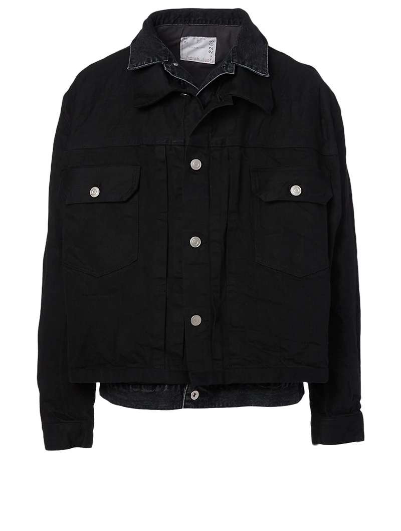 Cotton Layered Denim Jacket