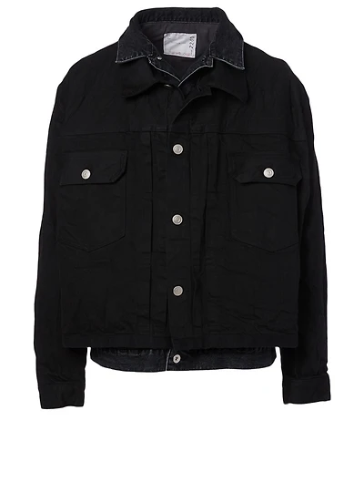 Cotton Layered Denim Jacket