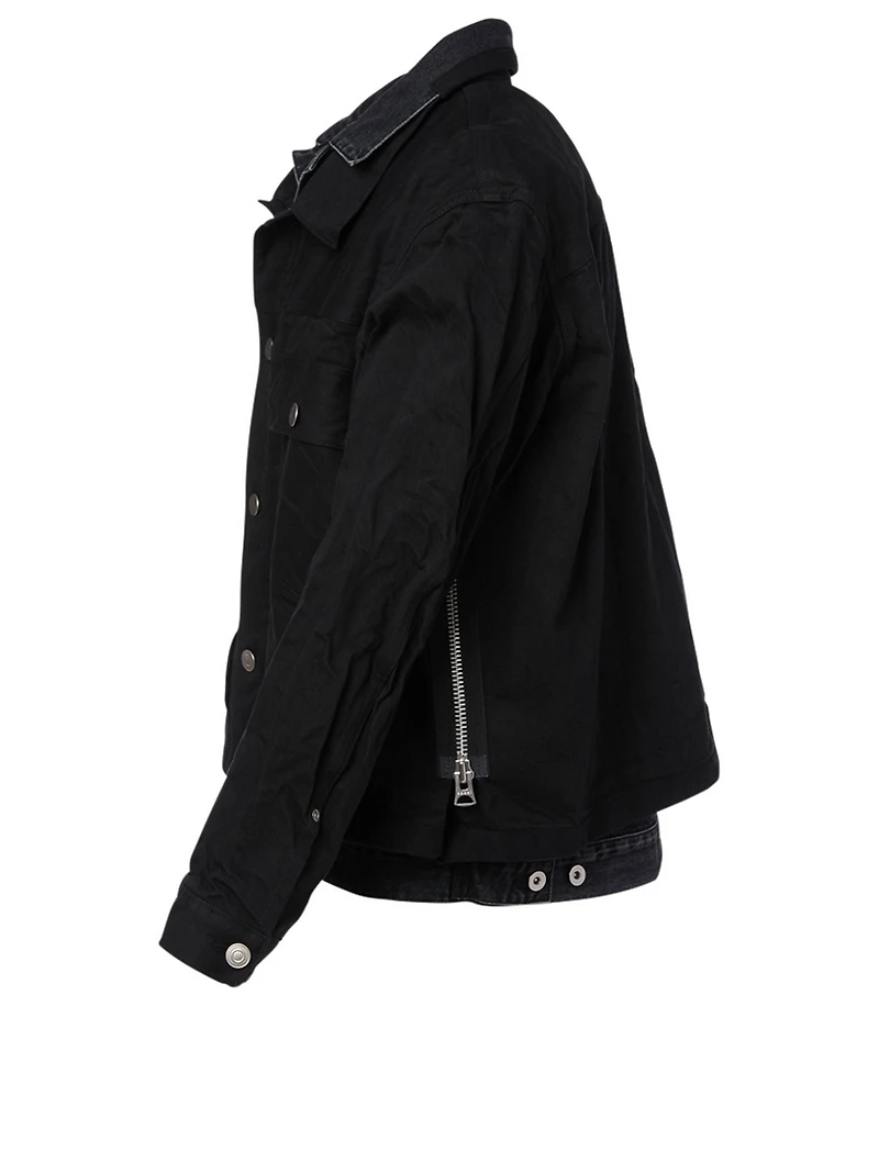 Cotton Layered Denim Jacket