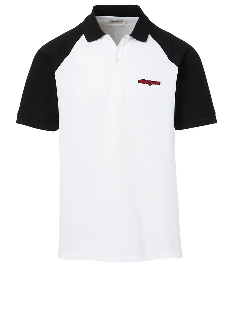 Cotton Short-Sleeve Polo Shirt