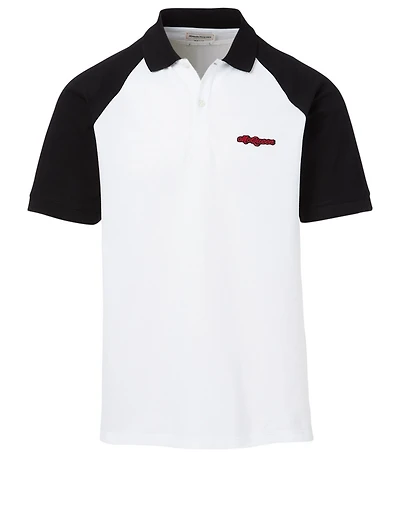 Cotton Short-Sleeve Polo Shirt
