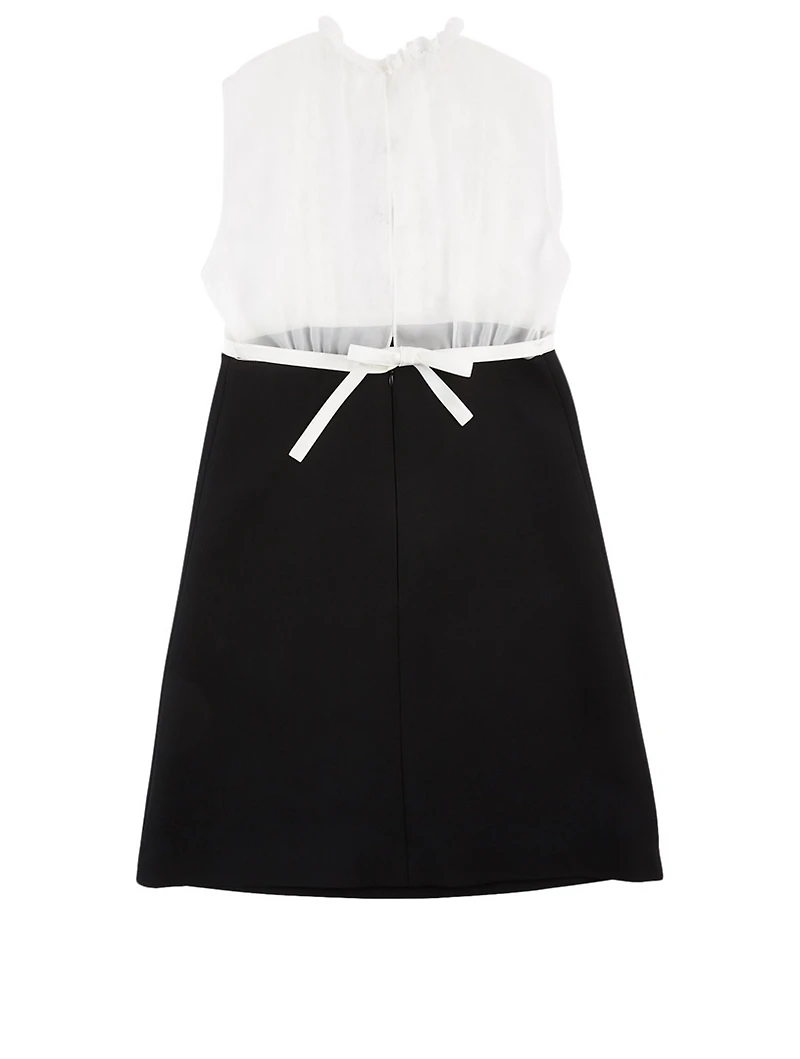 Faille Cady Sleeveless Mini Dress